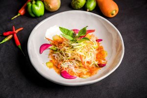 noodle salad,khmer restaurant siem reap